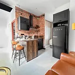 Apartment 102 Elegant Avec Jardin, Centre-ville Grenoble